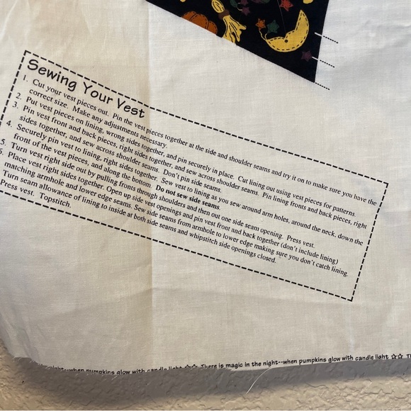 Halloween Vest by Leslie Beck “Which Witch & The Who” - Picture 10 of 11